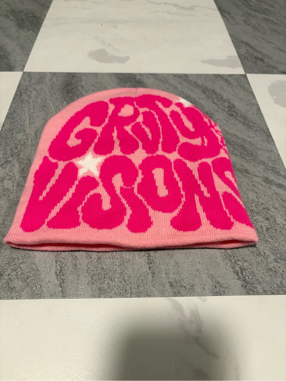 Pink Gravity Visions Beanie
